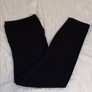 Black cotton leggings